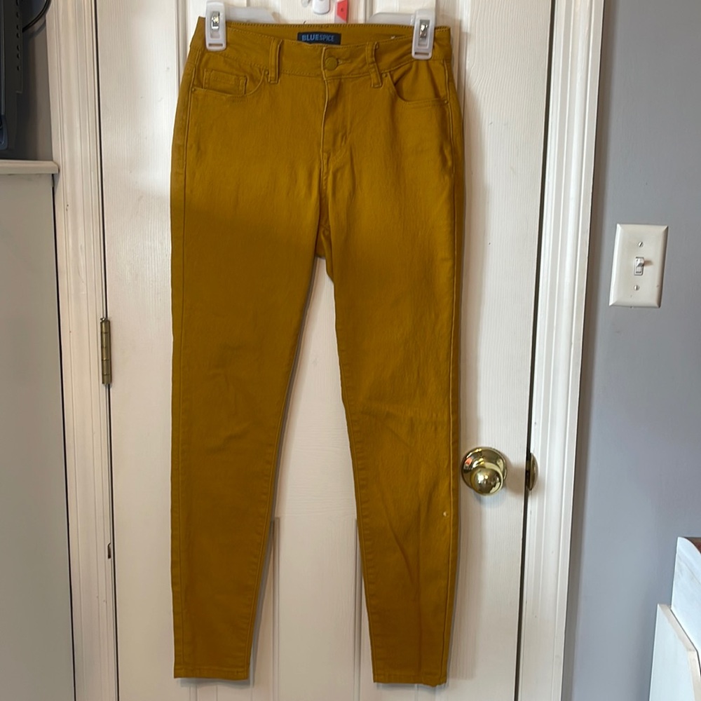 mustard yellow jeans